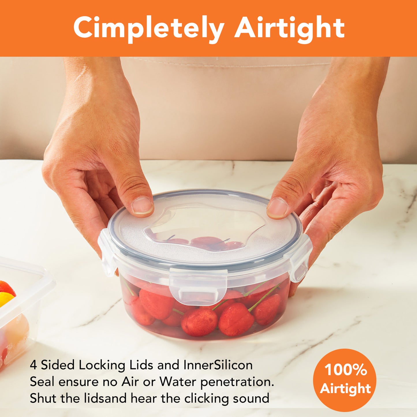 Asnews 24/48 PCS Food Storage Containers with Lids (12/24 Containers & 12/24 Lids), Reusable Plastic Food Containers for Kitchen Storage and Organization, Leakproof Meal Prep Container with Labels & Pen